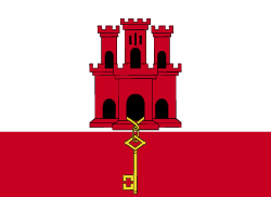 Gibraltar झंडा