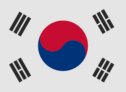South Korea Drapeau