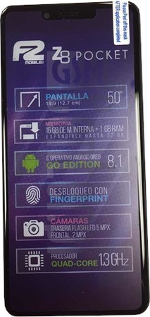 Перевірка IMEI F2 MOBILE Z8 Pocket на imei.info