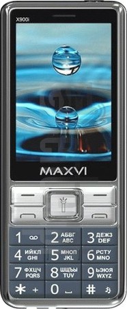 Vérification de l'IMEI MAXVI X900i sur imei.info