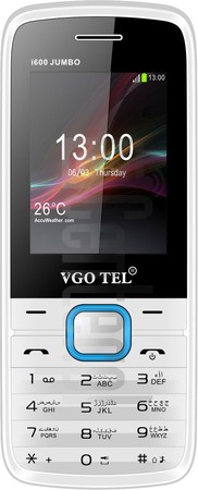 Vérification de l'IMEI VGO TEL I600 Jumbo sur imei.info