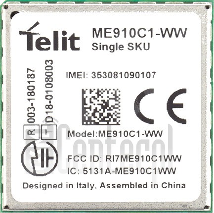 Controllo IMEI TELIT ME910C1-WW su imei.info