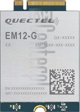Перевірка IMEI QUECTEL EM12-G на imei.info