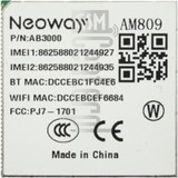 Kontrola IMEI NEOWAY AM809 na imei.info