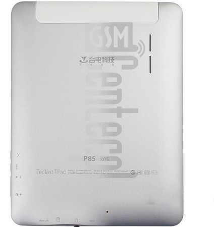 Vérification de l'IMEI TECLAST P85 Dual Core sur imei.info