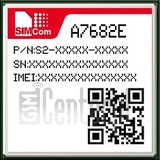 ตรวจสอบ IMEI SIMCOM A7682E บน imei.info