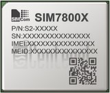 Vérification de l'IMEI SIMCOM SIM7800E sur imei.info