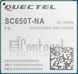 Vérification de l'IMEI QUECTEL SC650T-NA sur imei.info