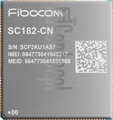 Перевірка IMEI FIBOCOM SC182-CN на imei.info