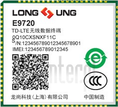 IMEI Check LONGSUNG E9720 R3 on imei.info