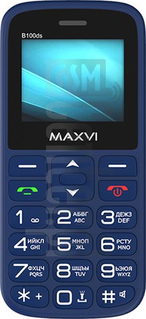 Skontrolujte IMEI MAXVI B100DS na imei.info