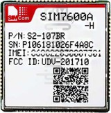 Pemeriksaan IMEI SIMCOM SIM7000A di imei.info