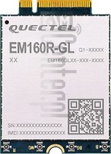 Verificação do IMEI QUECTEL EM160R-GL em imei.info