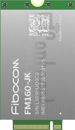Vérification de l'IMEI FIBOCOM FM160-JK sur imei.info