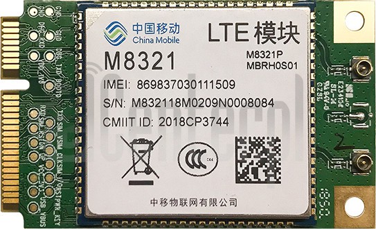 Vérification de l'IMEI CHINA MOBILE M8321-D sur imei.info