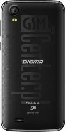 Pemeriksaan IMEI DIGMA Vox G450 3G VS4001PG di imei.info