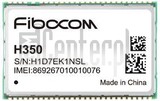ตรวจสอบ IMEI FIBOCOM H350 บน imei.info
