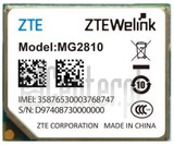Controllo IMEI ZTE MG2810 su imei.info