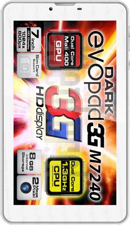 Перевірка IMEI DARK EvoPad 3G M7240 на imei.info