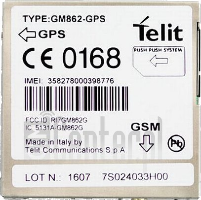 Verificación del IMEI  TELIT GM862GSM en imei.info