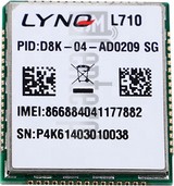 Controllo IMEI LYNQ L710 su imei.info