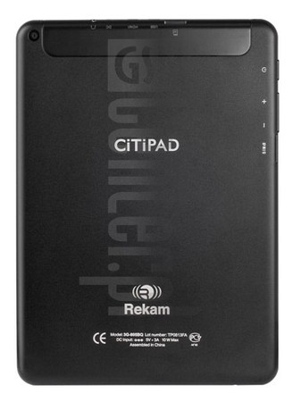 Sprawdź IMEI REKAM Citipad 3G-805 BQ na imei.info