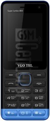 تحقق من رقم IMEI VGO TEL Super Jumbo I800 على imei.info