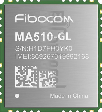 Verificación del IMEI  FIBOCOM MC116-EUL en imei.info
