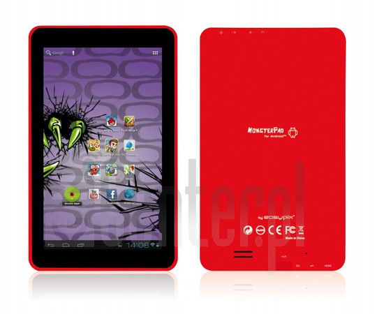 ตรวจสอบ IMEI EASYPIX MonsterPad Red Ninja Dual Core บน imei.info
