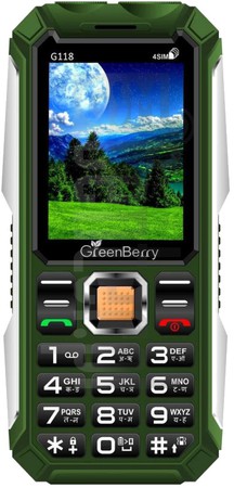 Kontrola IMEI GREEN BERRY G118 na imei.info