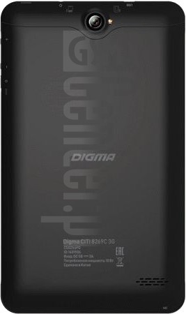 Vérification de l'IMEI DIGMA CITI 8269C 3G sur imei.info