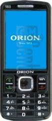 IMEI Check ORION 980 on imei.info