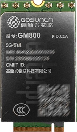 Vérification de l'IMEI GOSUNCN GM800 sur imei.info