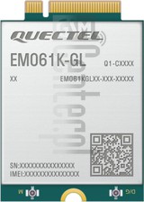 Controllo IMEI QUECTEL EM061K-GL su imei.info