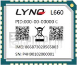 Перевірка IMEI LYNQ L660 на imei.info