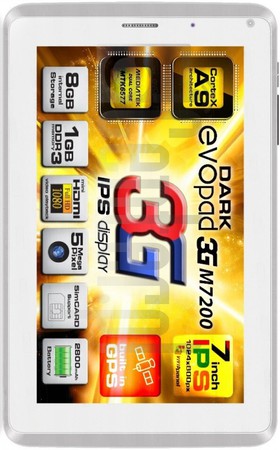 تحقق من رقم IMEI DARK EvoPad 3G M7200 على imei.info