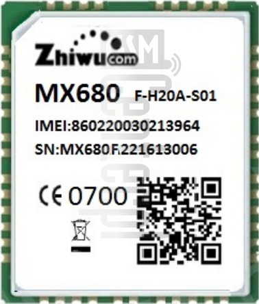 在imei.info上的IMEI Check ZHIWU MX680