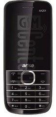 Kontrola IMEI ARISE AX251 na imei.info
