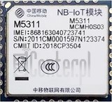 Verificación del IMEI  CHINA MOBILE M5311 en imei.info