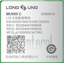 Перевірка IMEI LONGSUNG MU990 C на imei.info