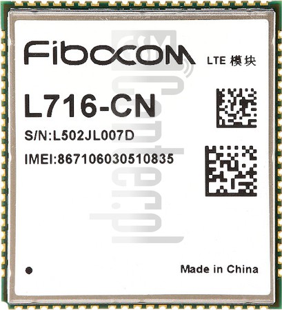 在imei.info上的IMEI Check FIBOCOM L716-CN