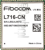 ตรวจสอบ IMEI FIBOCOM L716-CN บน imei.info