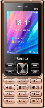 Kontrola IMEI GEO PHONE R22 na imei.info