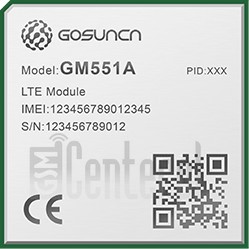 Verificação do IMEI GOSUNCN GM551A em imei.info