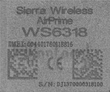 Проверка IMEI SIERRA WIRELESS WS6318 на imei.info