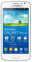 Verificação do IMEI SAMSUNG G3818 Galaxy Win Pro em imei.info