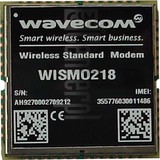 imei.info에 대한 IMEI 확인 WAVECOM WISMO218