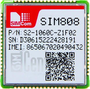 تحقق من رقم IMEI SIMCOM SIM808 على imei.info