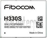 Vérification de l'IMEI FIBOCOM H330S sur imei.info