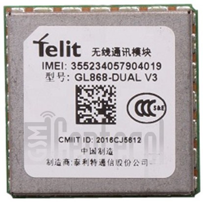 Проверка IMEI TELIT GL868-DUAL V3 LCC на imei.info